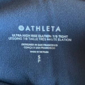 Athleta leggings - like new (navy)